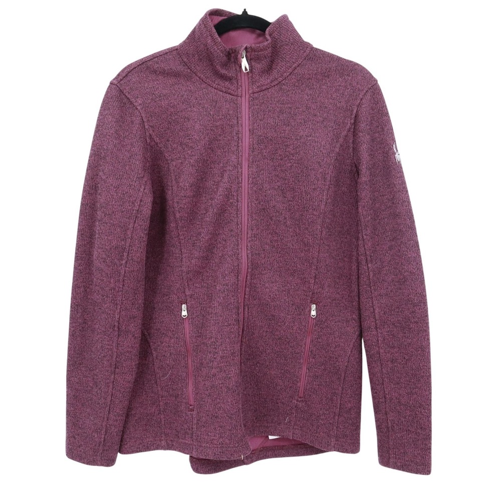 Spyder Endure Jacket Womens L Burgundy Athletic Activewear Sporty Outdoor Hiking